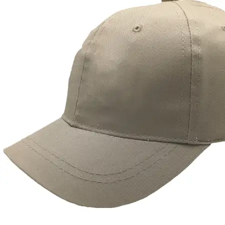 Photo of a custom shortened cap visor, a few inches shorter than the standard length